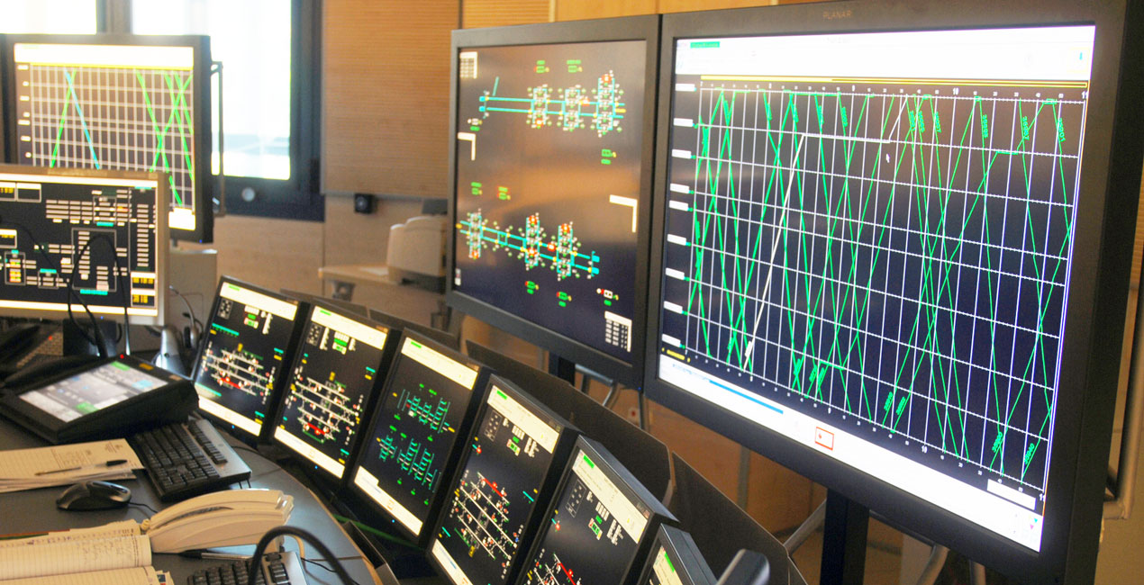 Foto: monitor sala operativa