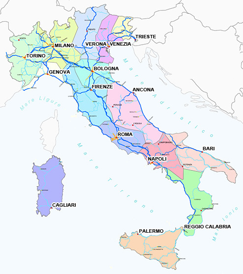 mappa aree di competenza DOIT