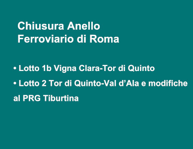Chiusura Anello ferroviario di Roma