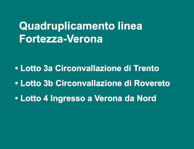 Quadruplicamento linea Fortezza-Verona