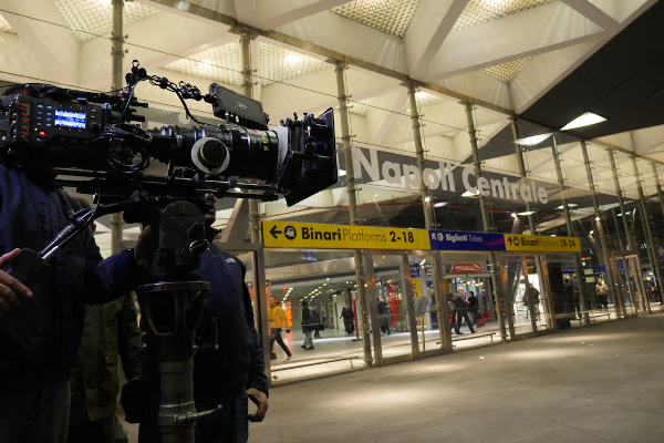 Set cinematrografico Napoli Centrale 
